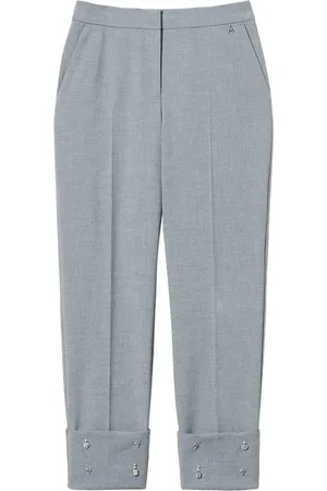 Twin-Set Embroidered-detail trousers