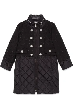 Balmain Panelled-design coat