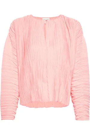 FORTE FORTE Pliss?? longsleeved blouse