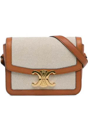 Céline 2020 Teen Canvas Triomphe crossbody bag