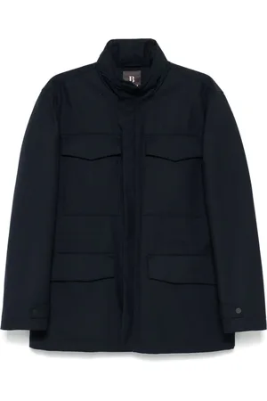 Boggi Milano Concealed-hood jacket