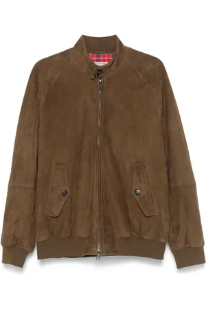 Baracuta G9 Harrington suede jacket