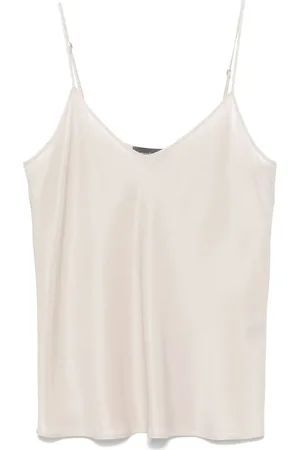 LORENA ANTONIAZZI Sheer tank top