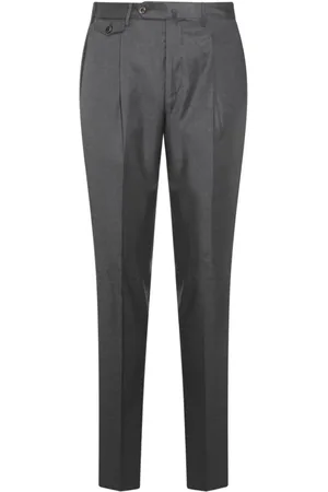 PT Torino Pleat-detailing tapered trousers