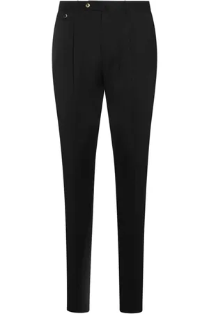 PT Torino Pleat-detailing skinny trousers