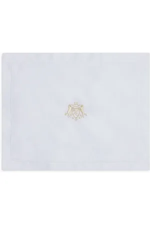 MARIE CHANTAL Crest-embroidered cushion cover