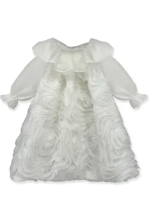 LA STUPENDERIA Floral appliqué dress