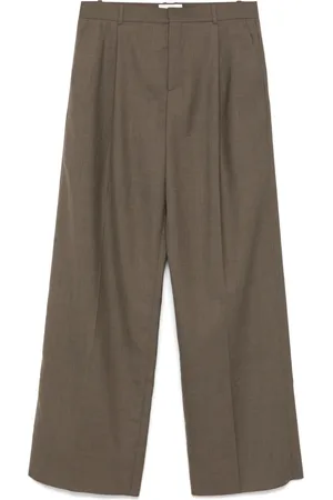 Saint Laurent Wide-leg wool trousers