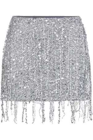 Elisabetta Franchi Sequin-embellished mini skirt
