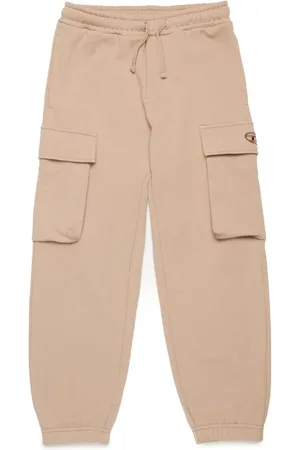 Diesel Oval D-embroidery cargo trousers
