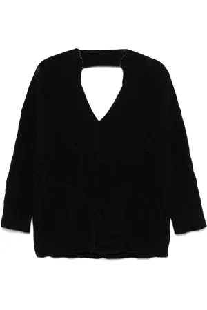 ISABEL BENENATO V-cut out sweater