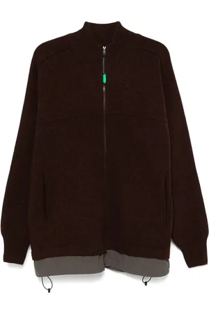 GR10K Ribbed-knit cardigan