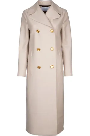 Harris Wharf London Peak-lapels wool double-breasted coat