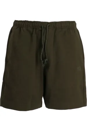 Y-3 Logo-print jersey shorts