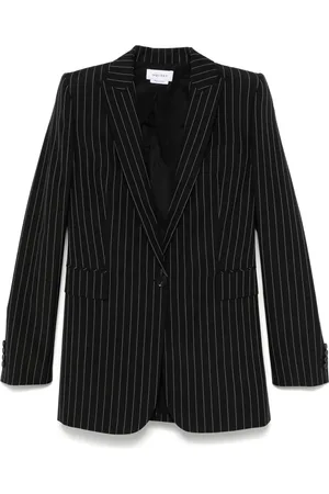 Alexander McQueen Pinstriped blazer