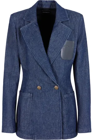 Emporio Armani Denim double-breasted blazer