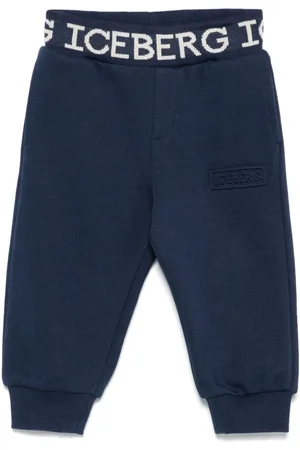 Iceberg Logo-embossed track pants