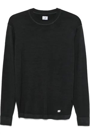 C.P. Company Logo-patch wool sweater