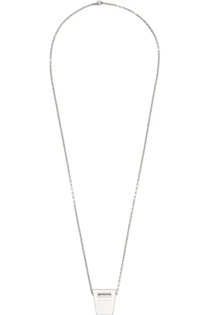 Rick Owens Dogtag charm necklace