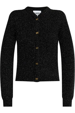 Ganni Lamé cardigan