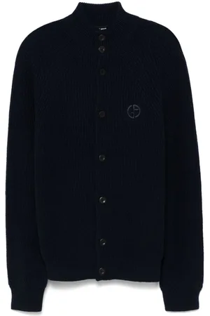 Giorgio Armani Logo-embroidered cardigan