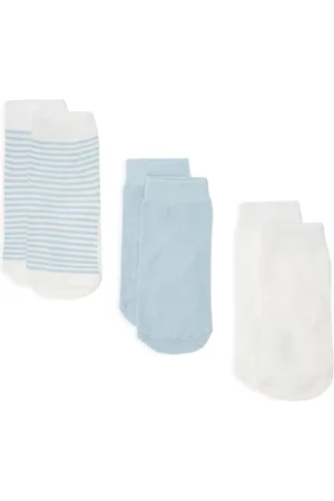 Purebaby Ribbed cotton socks (pack of three)