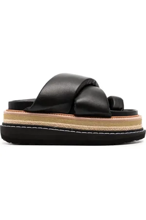 SACAI Padded leather sandals