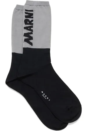 Marni Logo-intarsia socks