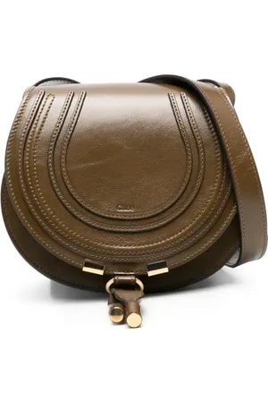Chloé Small Marcie leather saddle bag