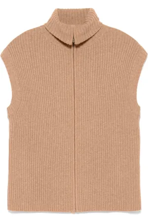 ERIC BOMPARD Zipped sleeveless cardigan