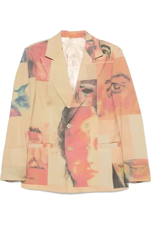KIDSUPER STUDIOS Collage Faces blazer