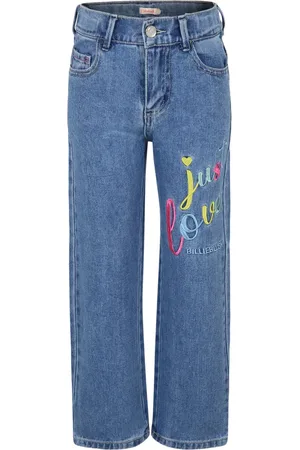Billieblush Embroidered straight jeans