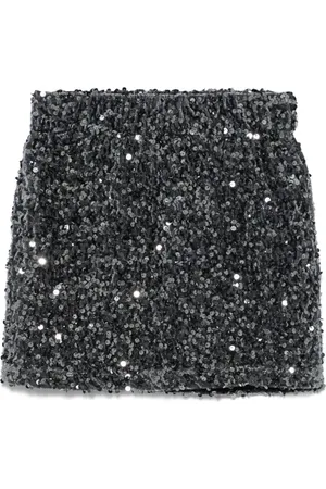 MISS GRANT Sequinned mini skirt