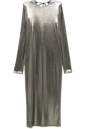 Patrizia Pepe Laminated midi dress