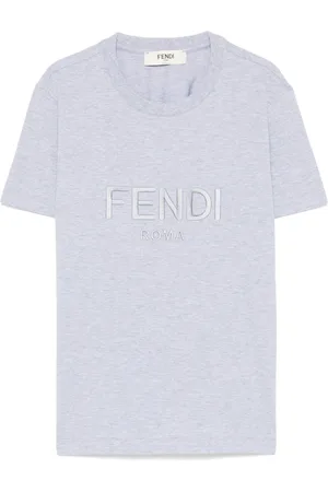 Fendi Logo-embroidered T-shirt