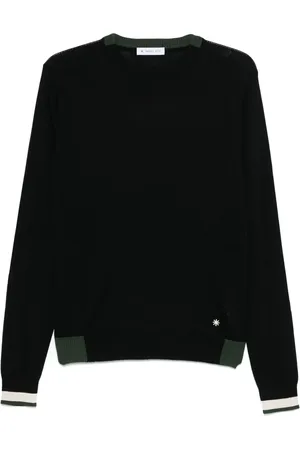 Manuel Ritz Striped-edge sweater