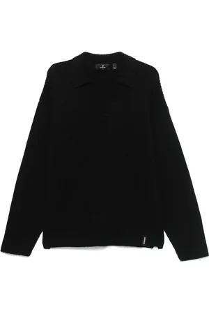 Represent Ribbed polo shirt