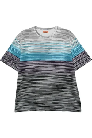Missoni Logo-rubberised striped T-shirt