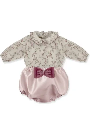 LA STUPENDERIA Floral print bow detailing set