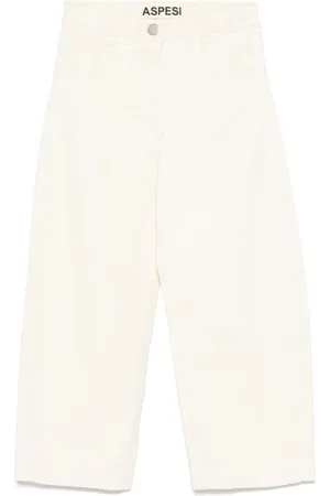 Aspesi Logo-tag straight jeans