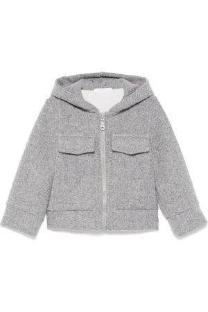 MISS GRANT Zip-up hooded jacket
