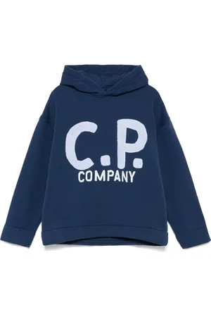 C.P. Company Boucl??-logo hoodie