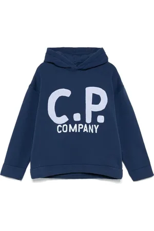 C.P. Company Bouclé-logo hoodie