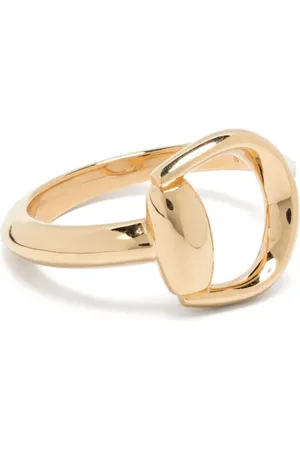 Gucci 18kt yellow Horsebit ring