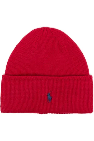 Ralph Lauren Polo Pony-embroidered beanie hat