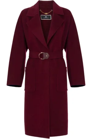 Elisabetta Franchi Wrap wool coat