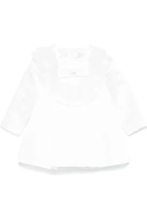 Elisabetta Franchi Embroidered-logo dress