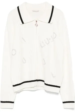 Liu Jo Logo-embroidered cardigan