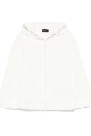 Emporio Armani Eagle-logo zip-up hoodie
