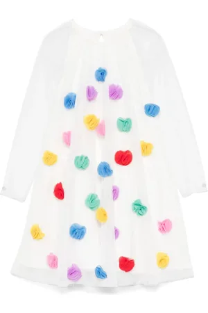 Stella McCartney Floral-appliqué dress
